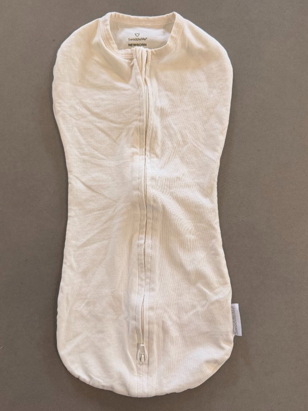 SwaddleMe Newborn Zip Swaddle Sleep Sack Ivory